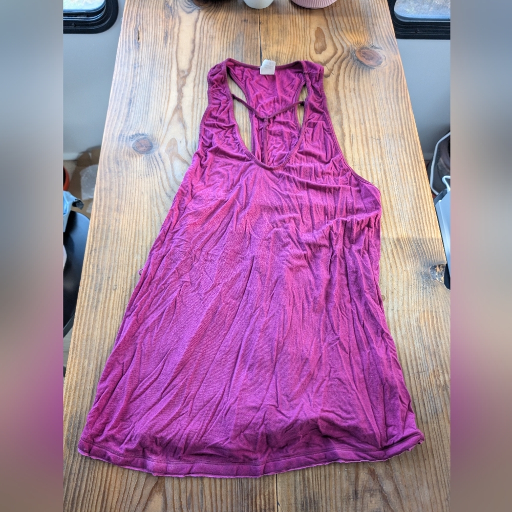 Free People Pink Tunic/Tank - Medium